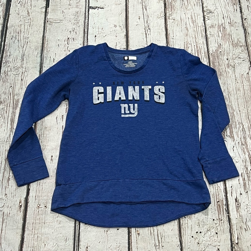 Women's New York Giants NFL Football Sports Pullover Sweatshirt